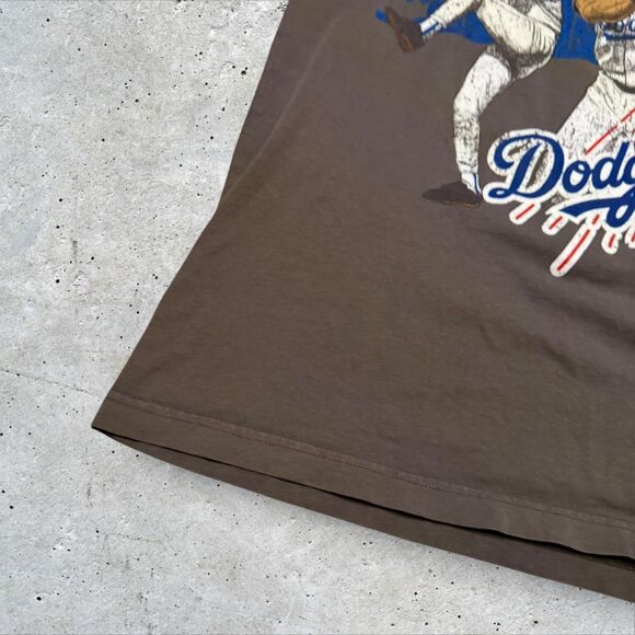 Mitchell & Ness Los Angeles Dodgers Graphic T-Shirt Mens L MLB Baseball - Picture 6 of 10